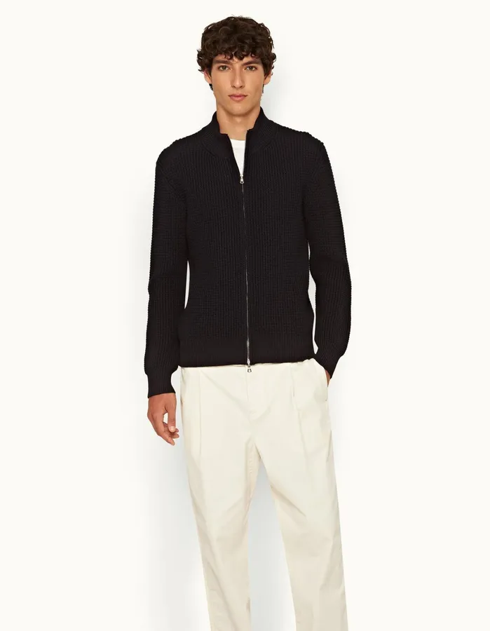 Orlebar Brown Knitwear Men Swan Night Iris