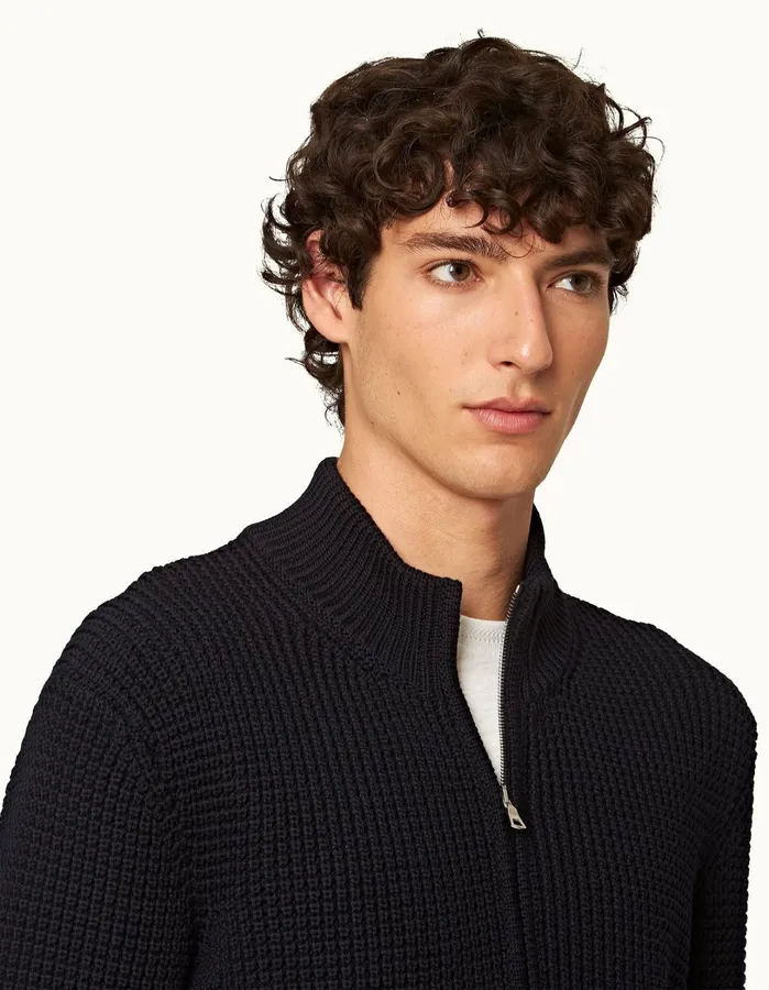 Orlebar Brown Knitwear Men Swan Night Iris