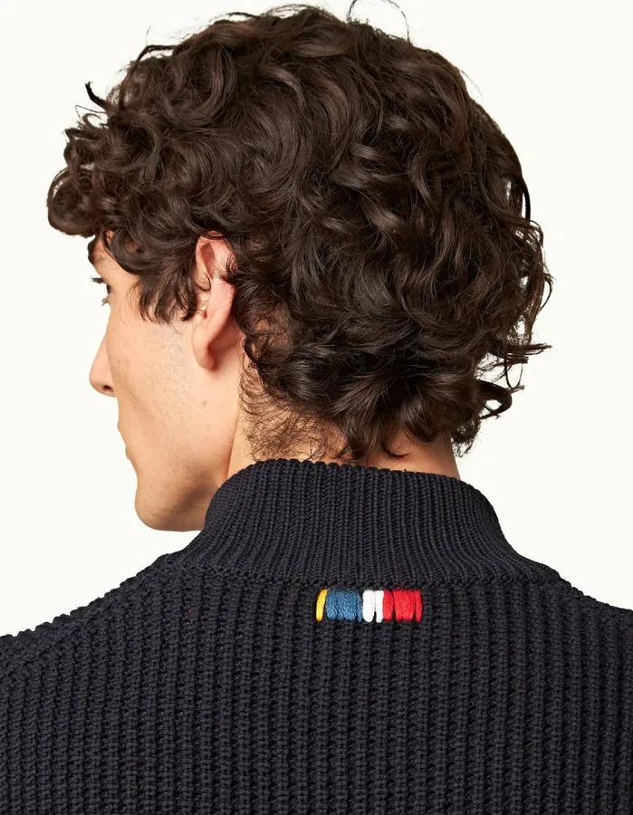 Orlebar Brown Knitwear Men Swan Night Iris