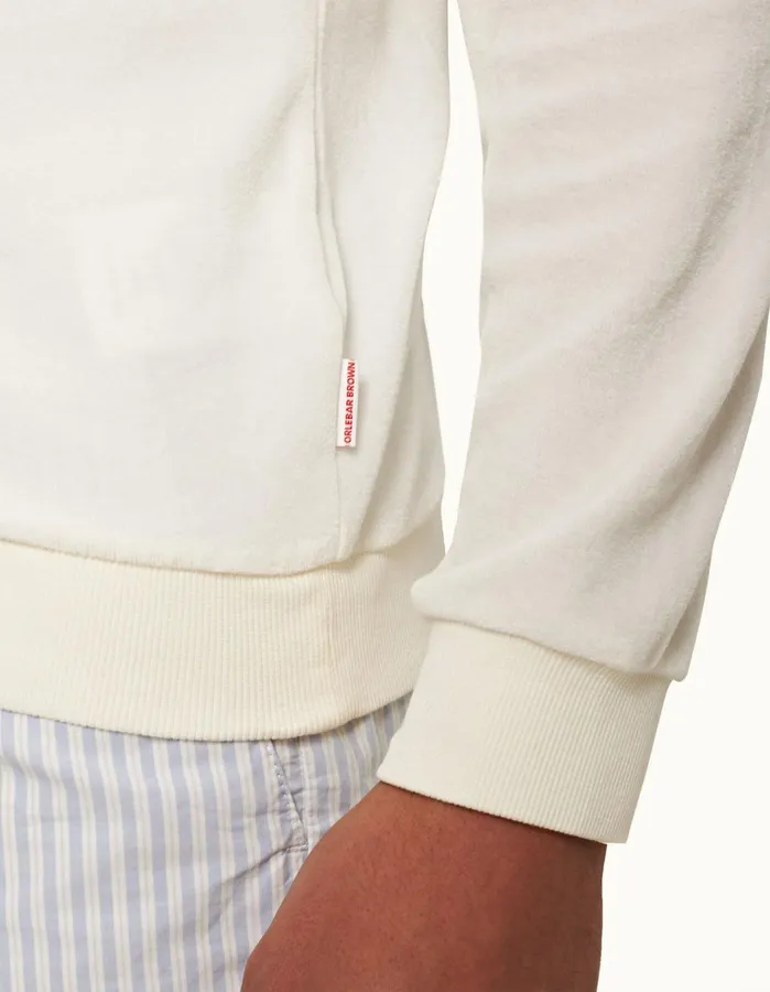 Orlebar Brown Polo Shirts Men Bouvet Towelling Sandbar