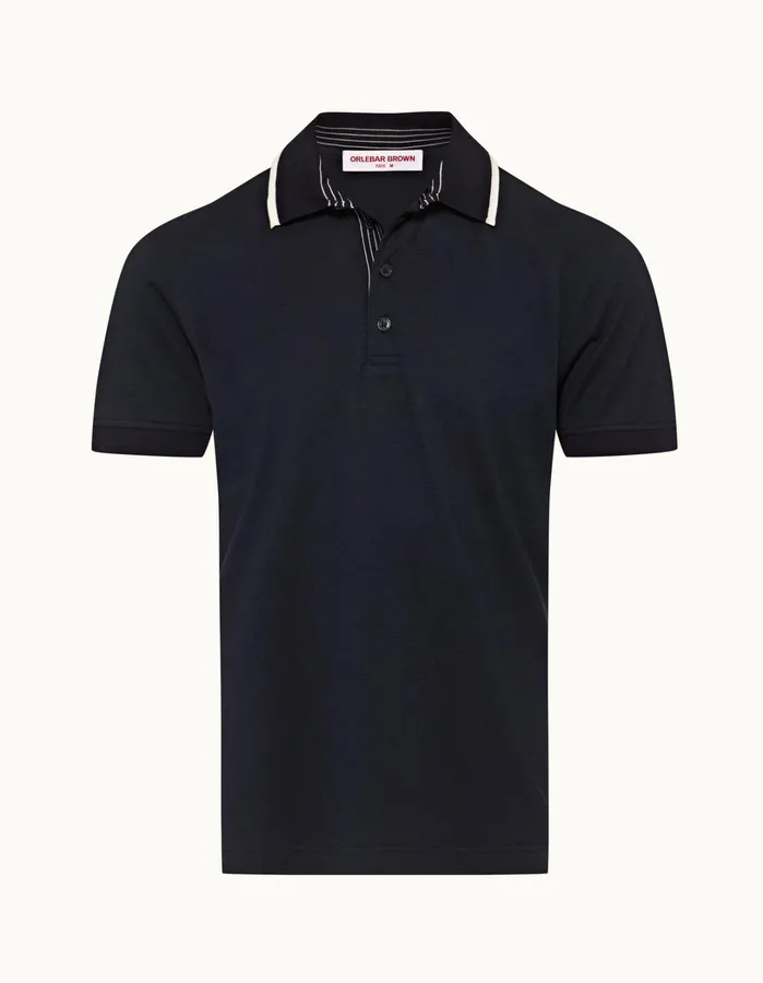 Orlebar Brown Polo Shirts Men Dominic Night Iris