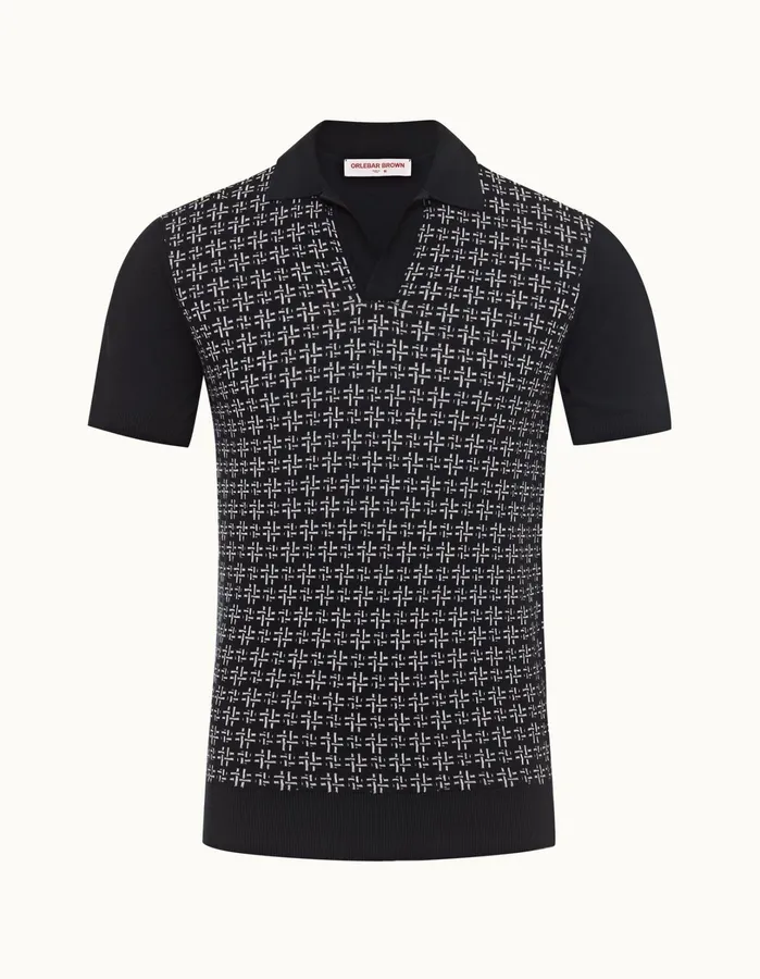 Orlebar Brown Polo Shirts Men Horton Midnight Navy