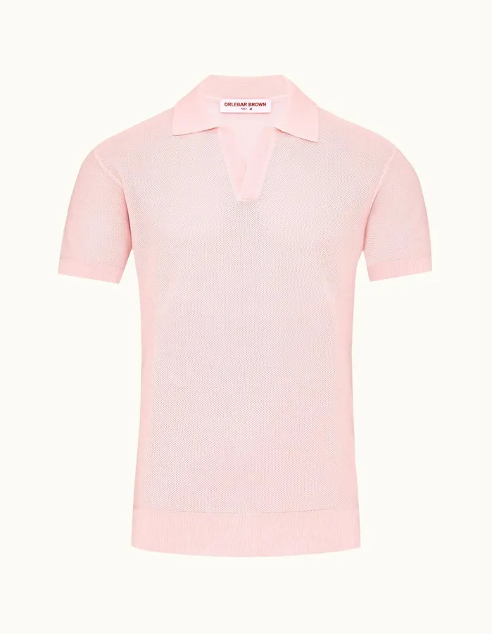 Orlebar Brown Polo Shirts Men Horton Pique Rose