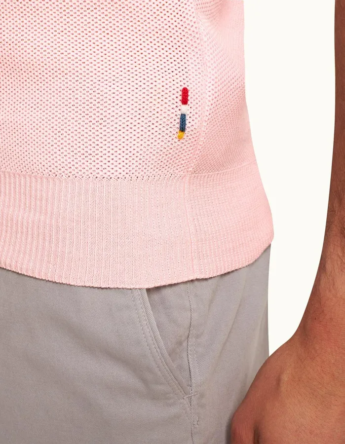 Orlebar Brown Polo Shirts Men Horton Pique Rose