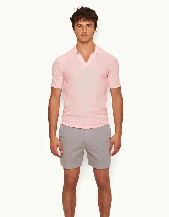 Orlebar Brown Polo Shirts Men Horton Pique Rose