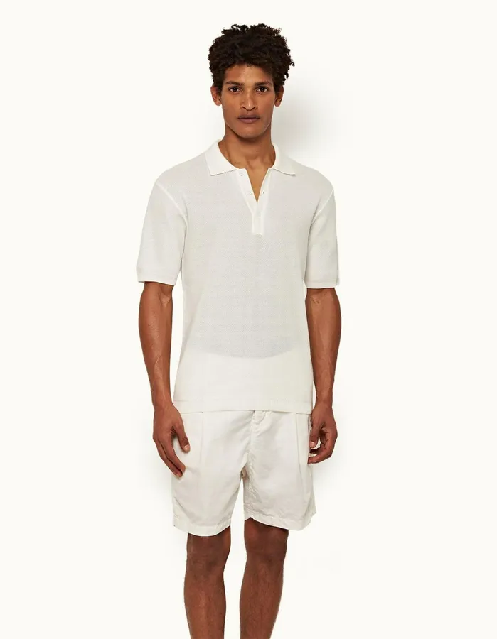 Orlebar Brown Polo Shirts Men Maranon Cloud