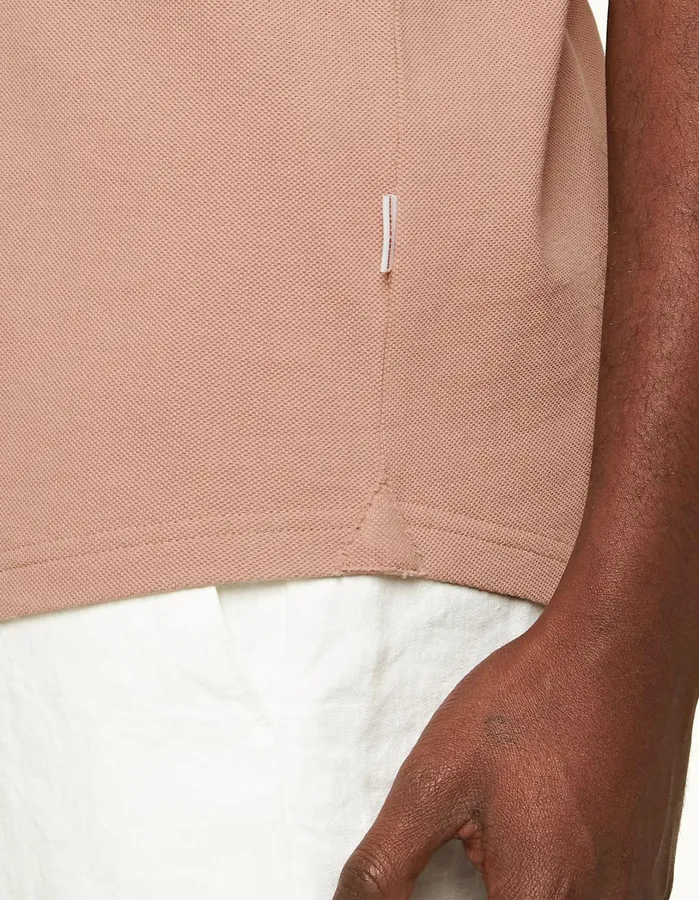 Orlebar Brown Polo Shirts Men Sebastian Caramel Pink