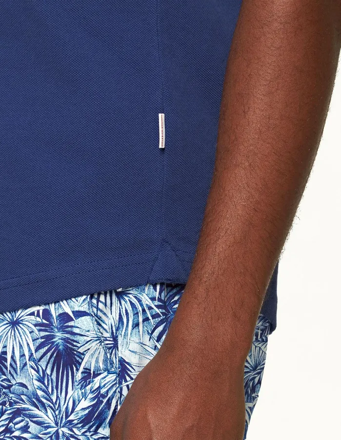 Orlebar Brown Polo Shirts Men Sebastian Lagoon Blue