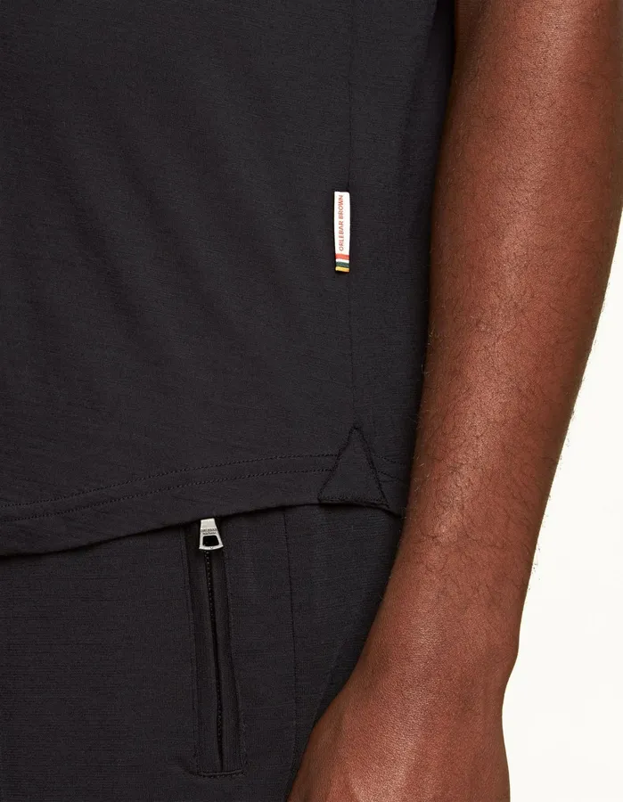 Orlebar Brown Polo Shirts Men Sebastian Merino Night Iris