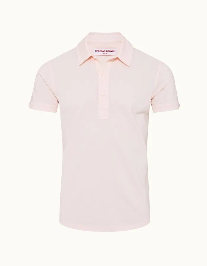 Orlebar Brown Polo Shirts Men Sebastian Rose
