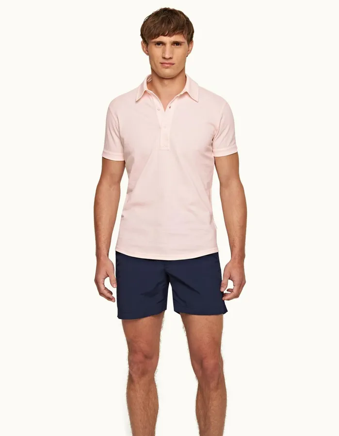 Orlebar Brown Polo Shirts Men Sebastian Rose