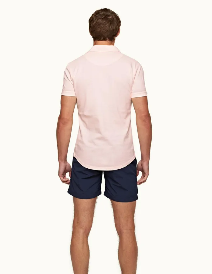 Orlebar Brown Polo Shirts Men Sebastian Rose