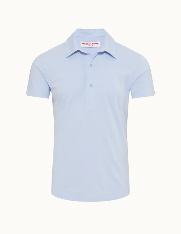 Orlebar Brown Polo Shirts Men Sebastian Silk Hush