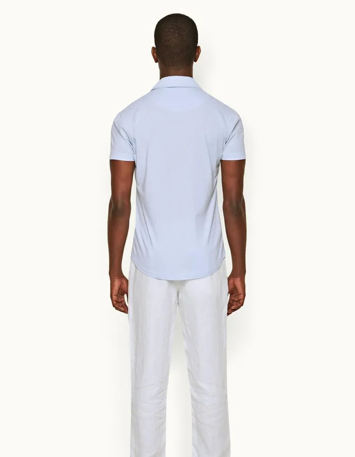 Orlebar Brown Polo Shirts Men Sebastian Silk Hush