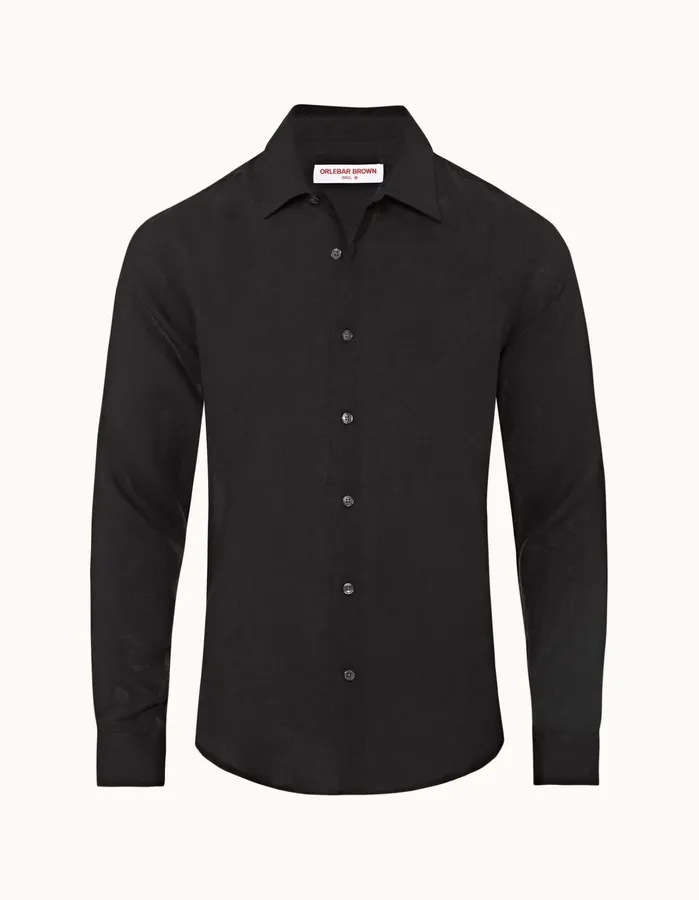 Orlebar Brown Shirts Men Giles Black