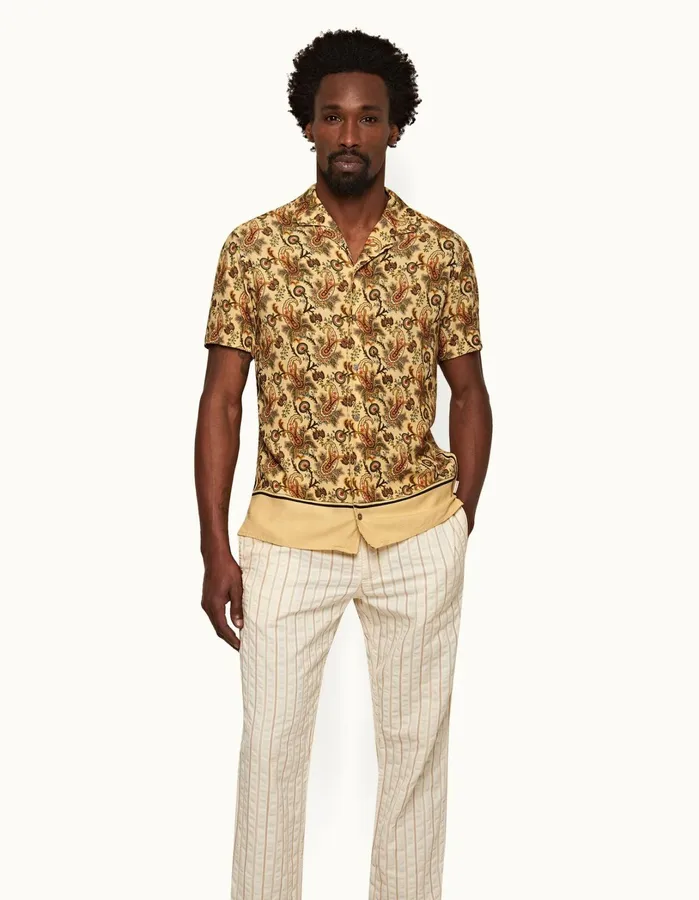 Orlebar Brown Shirts Men Hibbert Shimmer
