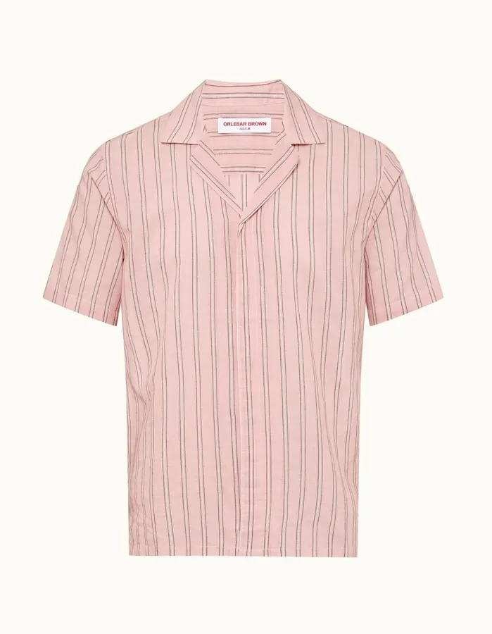 Orlebar Brown Shirts Men Maitan Rosewhite