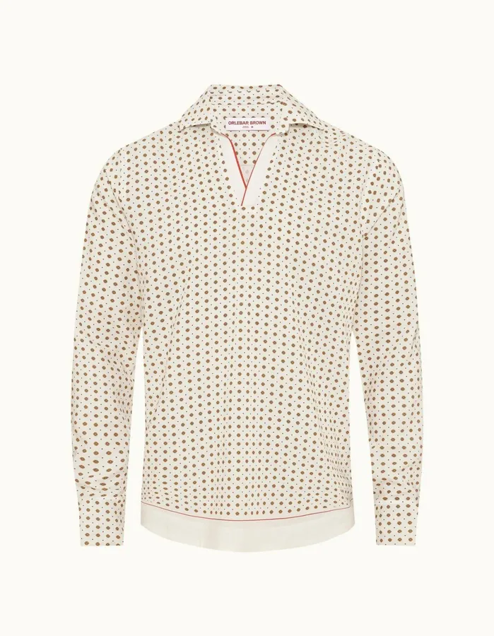 Orlebar Brown Shirts Men Ridley Sea Mist