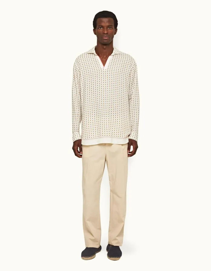 Orlebar Brown Shirts Men Ridley Sea Mist
