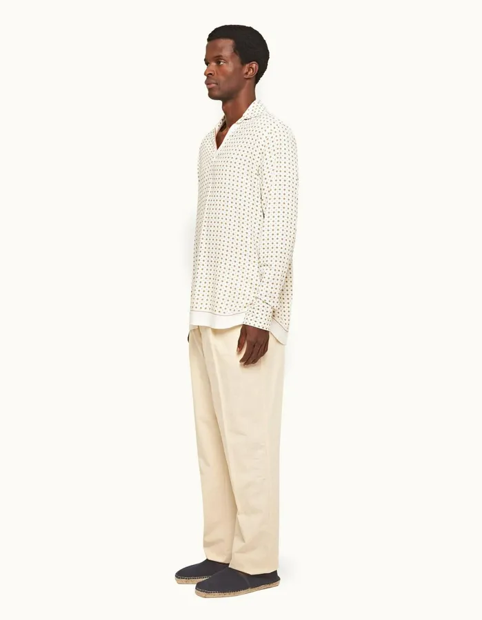 Orlebar Brown Shirts Men Ridley Sea Mist