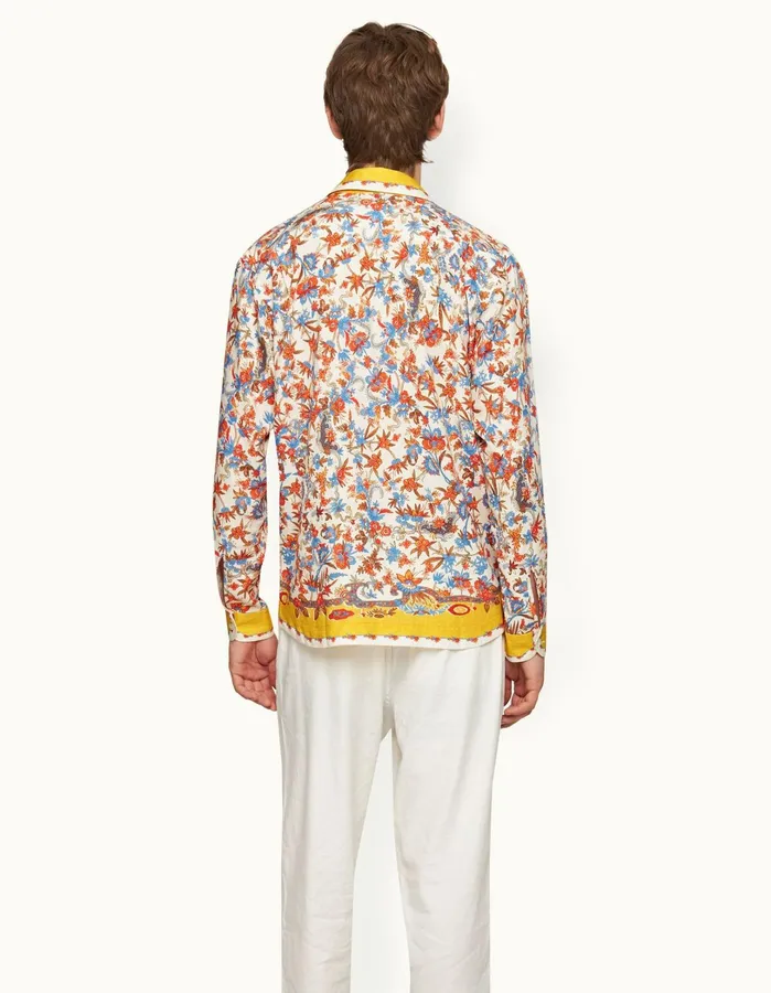 Orlebar Brown Shirts Men Ridley Summer Sunset