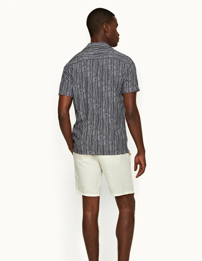 Orlebar Brown Shirts Men Travis Midnight Navy