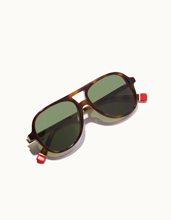 Orlebar Brown Sunglasses Men Estoril Brown Tortoiseshiny Gold