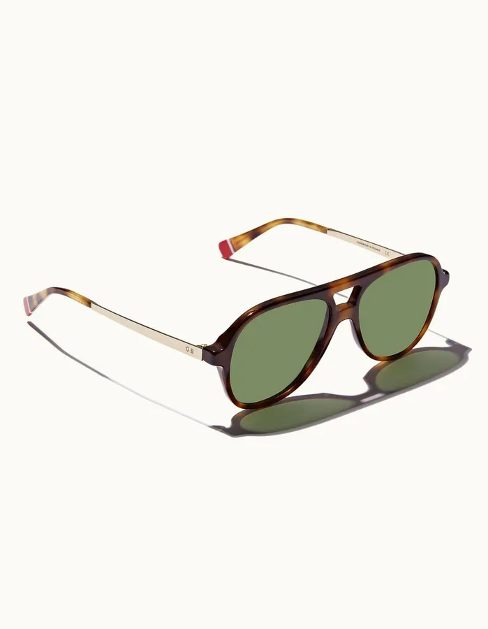 Orlebar Brown Sunglasses Men Estoril Brown Tortoiseshiny Gold
