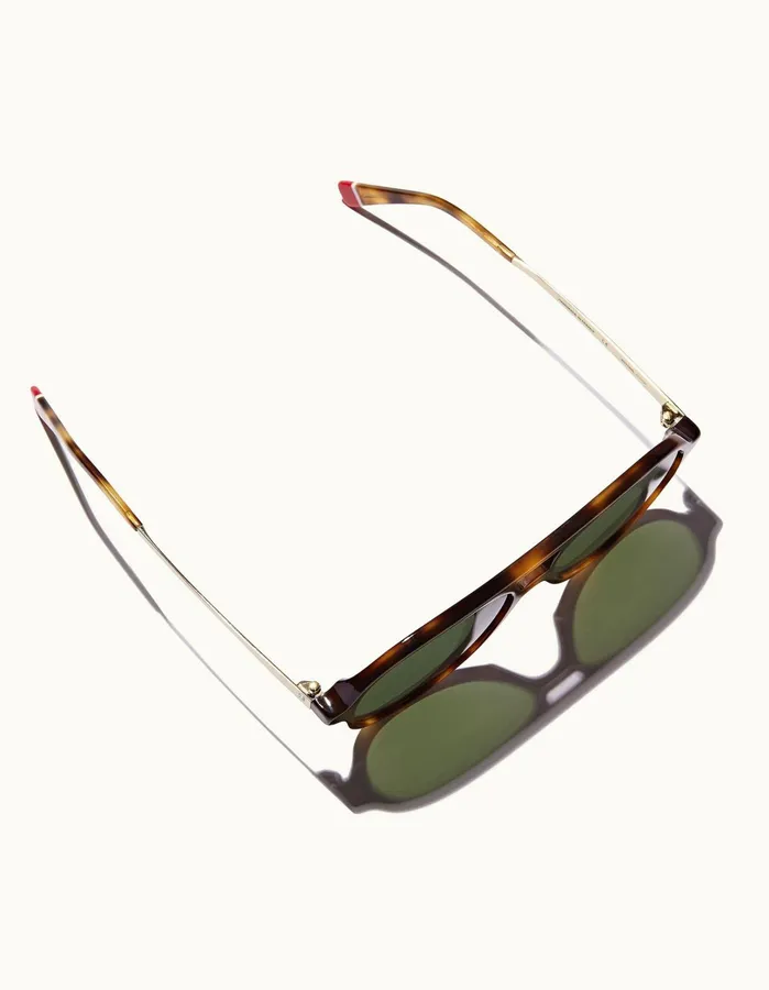 Orlebar Brown Sunglasses Men Estoril Brown Tortoiseshiny Gold