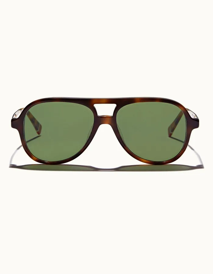 Orlebar Brown Sunglasses Men Estoril Brown Tortoiseshiny Gold