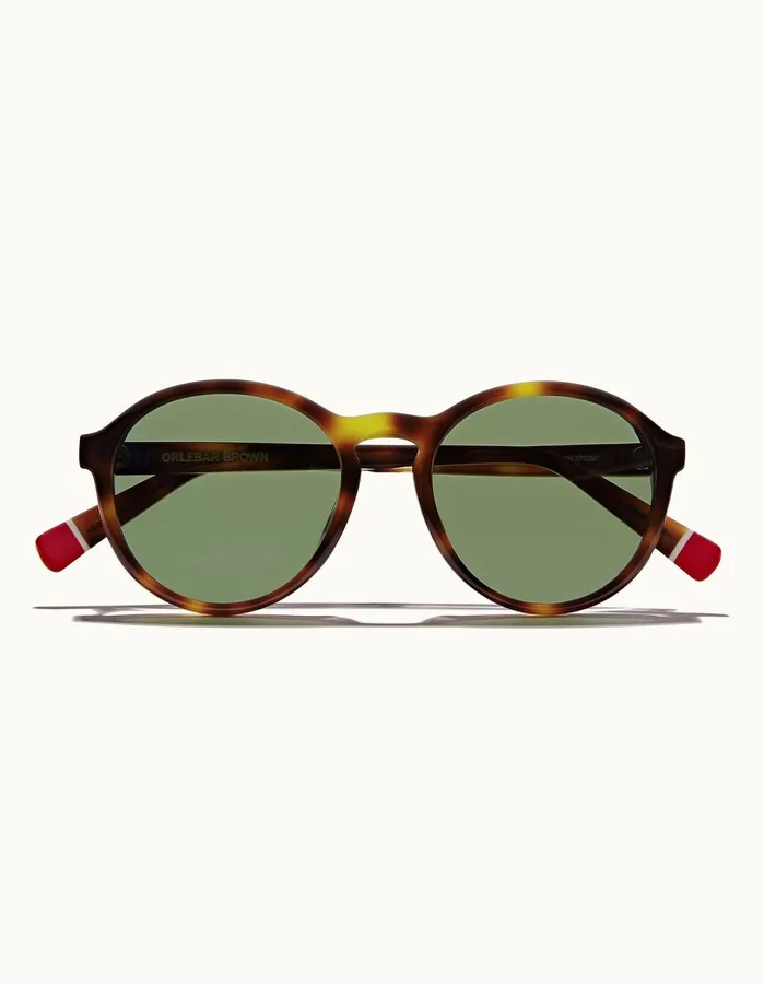 Orlebar Brown Sunglasses Men Harlyn Brown Tortoise