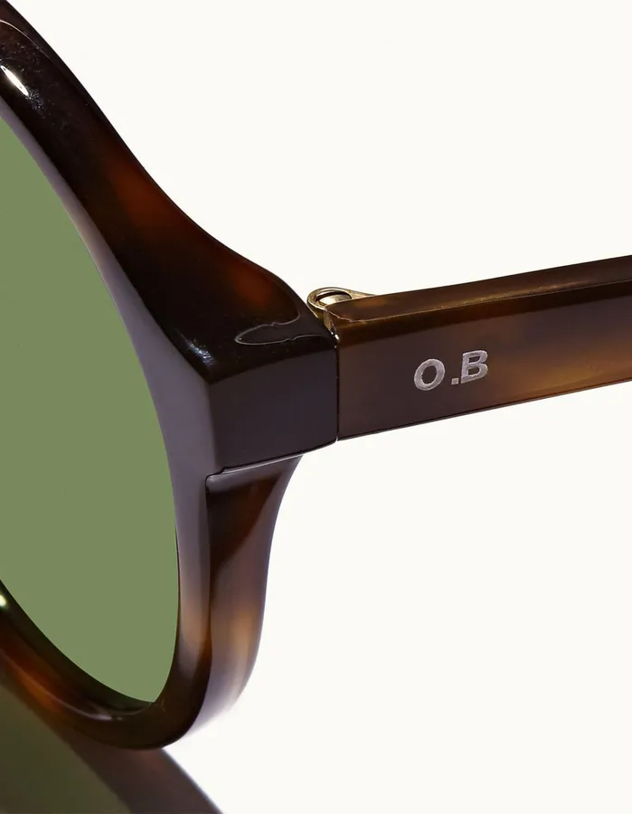 Orlebar Brown Sunglasses Men Harlyn Brown Tortoise