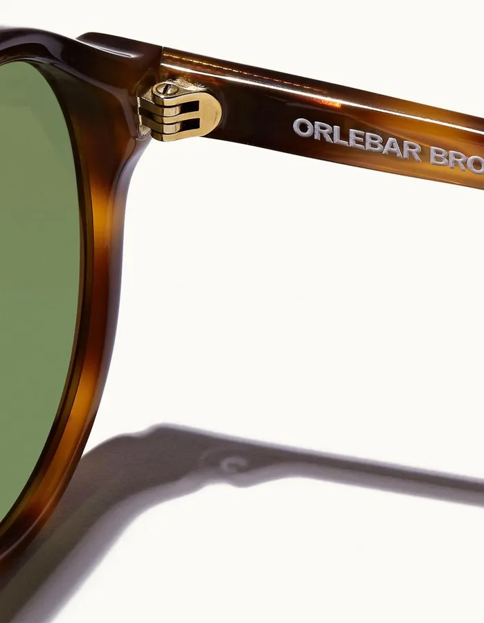 Orlebar Brown Sunglasses Men Harlyn Brown Tortoise