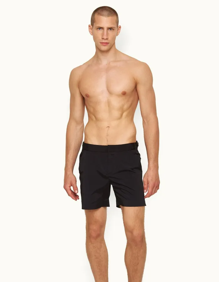 Orlebar Brown Swim Shorts Men Bulldog Bonded Black