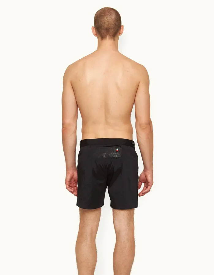 Orlebar Brown Swim Shorts Men Bulldog Bonded Black