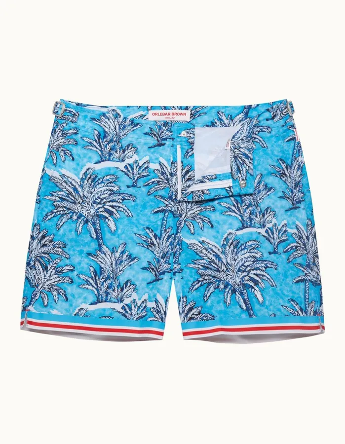 Orlebar Brown Swim Shorts Men Bulldog Bright Wish Blue