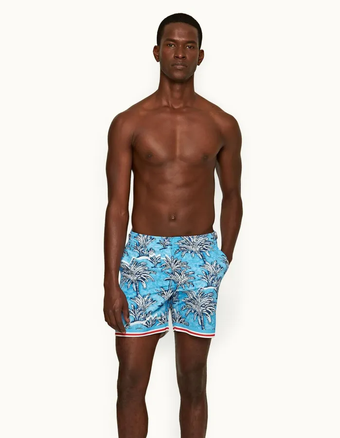 Orlebar Brown Swim Shorts Men Bulldog Bright Wish Blue