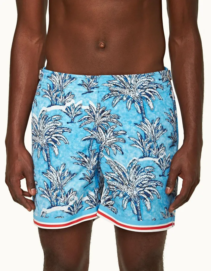 Orlebar Brown Swim Shorts Men Bulldog Bright Wish Blue