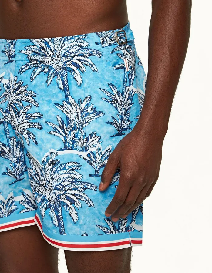 Orlebar Brown Swim Shorts Men Bulldog Bright Wish Blue