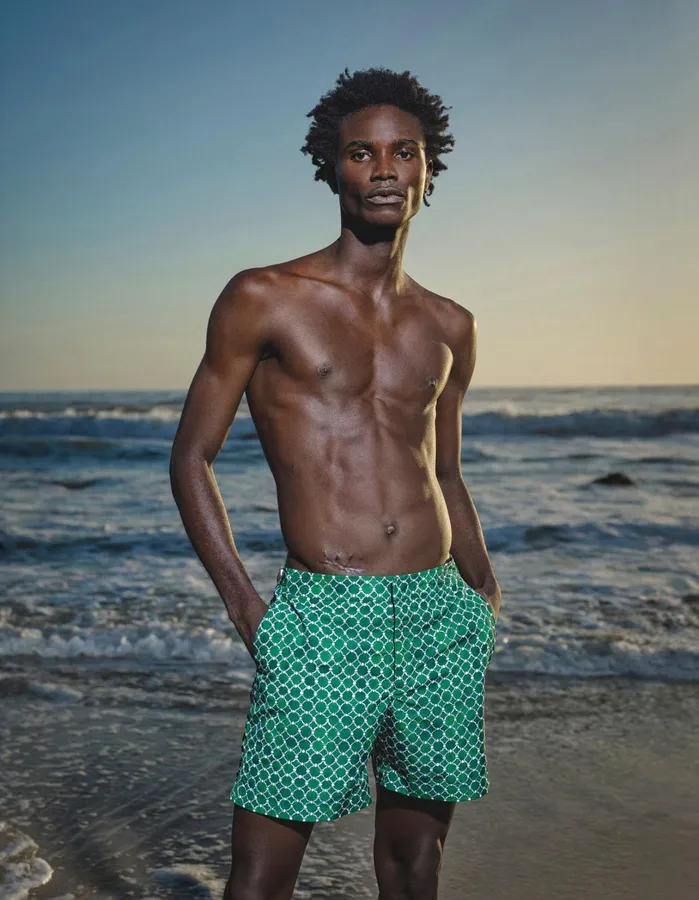 Orlebar Brown Swim Shorts Men Bulldog Coastal Garden