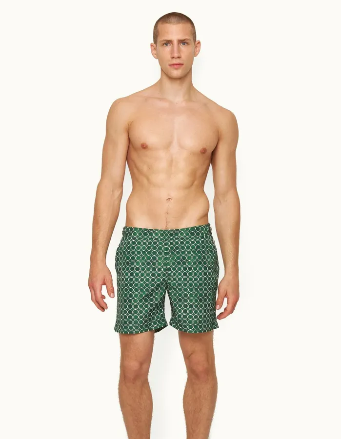 Orlebar Brown Swim Shorts Men Bulldog Coastal Garden