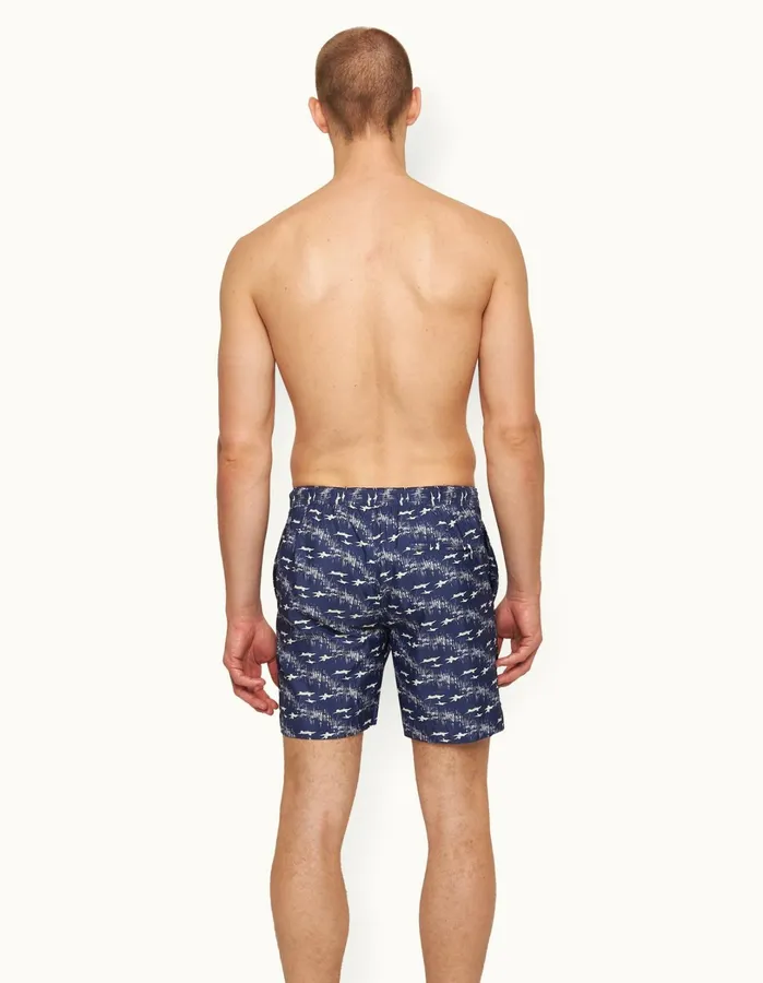 Orlebar Brown Swim Shorts Men Bulldog Midnight Navysea Mist