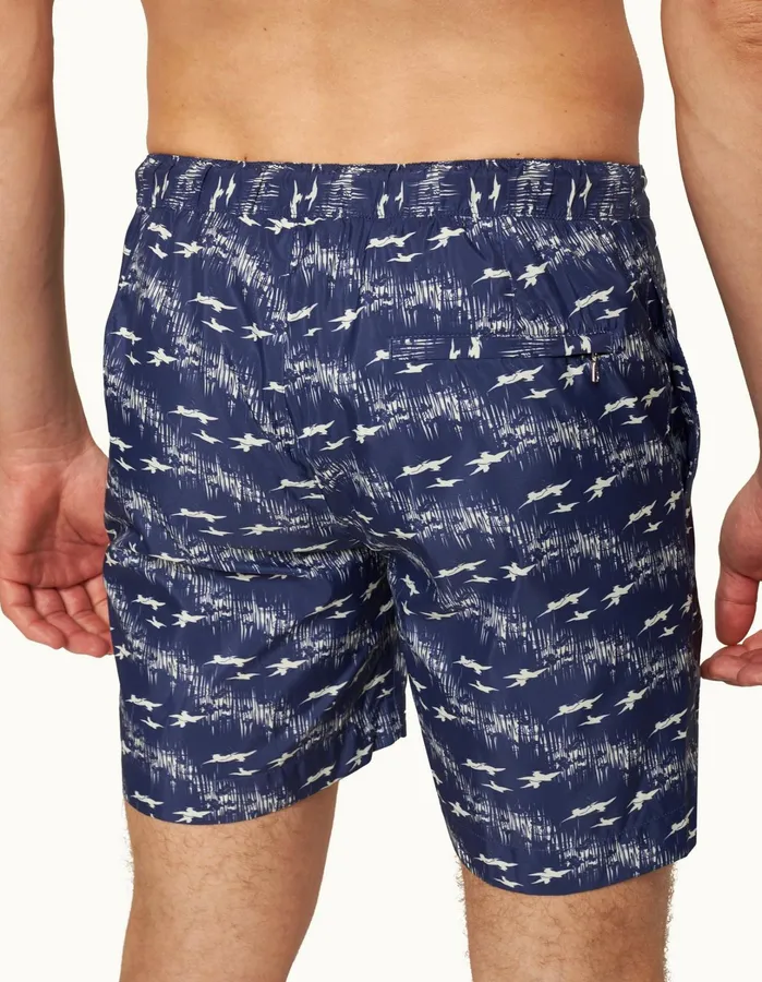 Orlebar Brown Swim Shorts Men Bulldog Midnight Navysea Mist