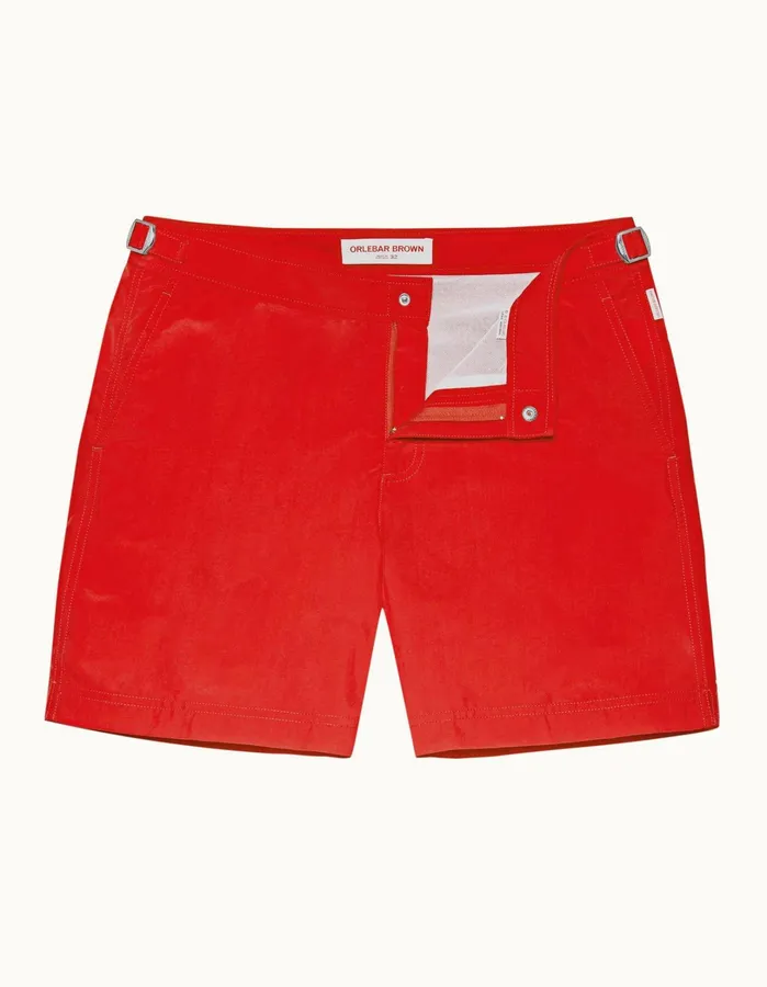 Orlebar Brown Swim Shorts Men Bulldog Rescue Red