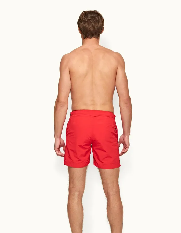 Orlebar Brown Swim Shorts Men Bulldog Rescue Red
