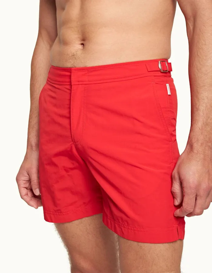 Orlebar Brown Swim Shorts Men Bulldog Rescue Red