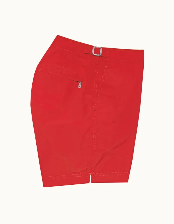 Orlebar Brown Swim Shorts Men Bulldog Rescue Red