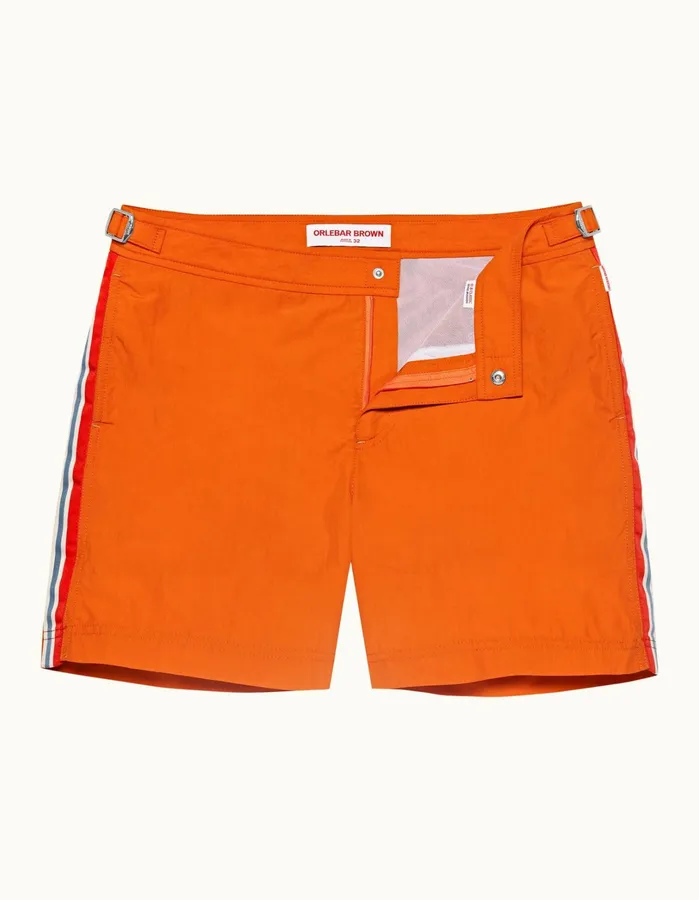 Orlebar Brown Swim Shorts Men Bulldog Tiger Lily