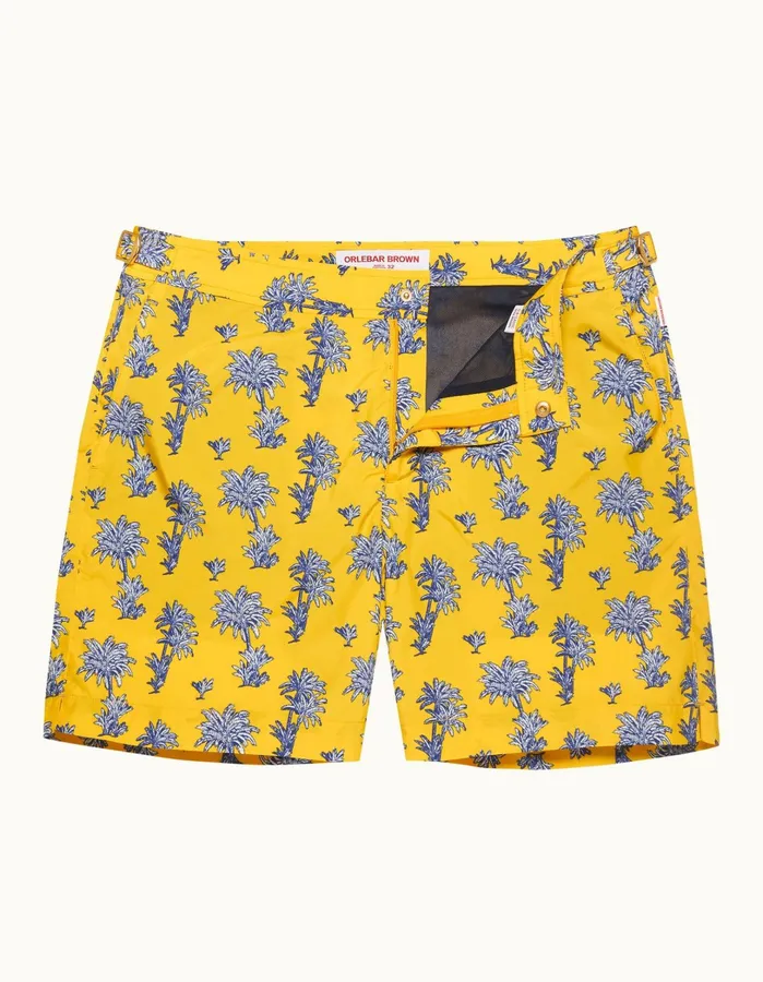 Orlebar Brown Swim Shorts Men Bulldog Toucan Palm