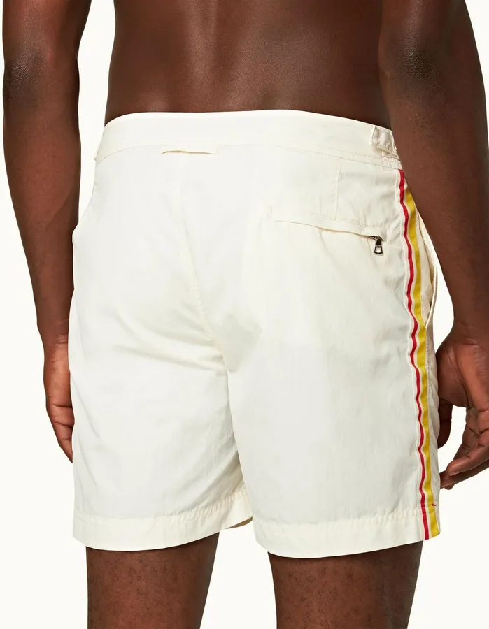 Orlebar Brown Swim Shorts Men Bulldog White Sand